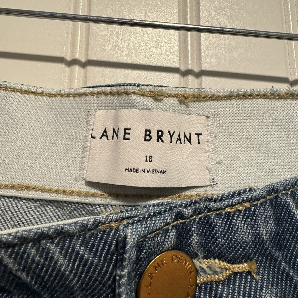 Lane Bryant Wide Leg Jeans Pull On Lyocell NEW Plus Size 18 - Picture 3 of 6
